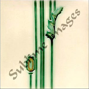 FP002 - Set of 5 Art Nouveau Ceramic Tiles (Reproductions) - Various Sizes.