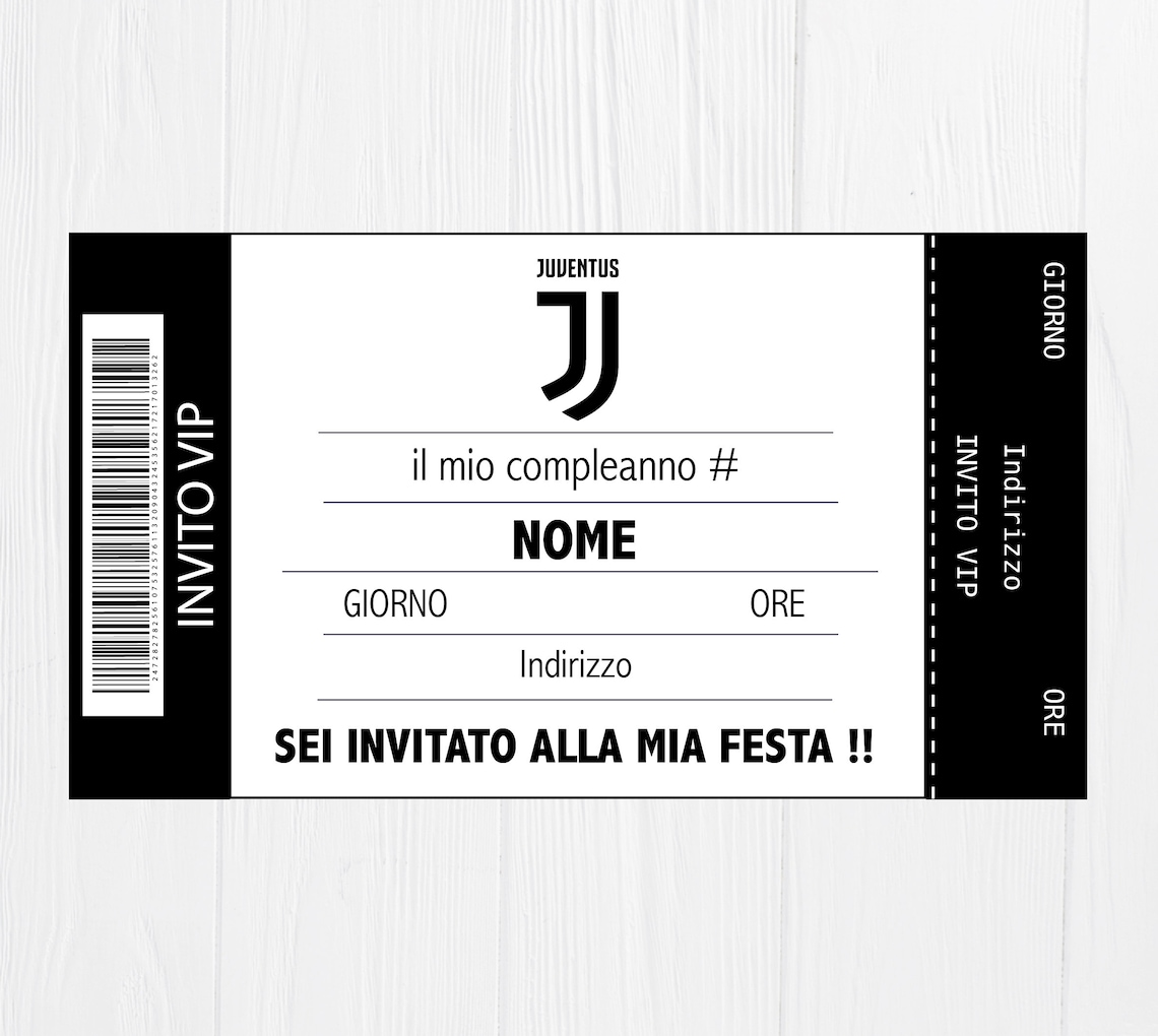 Invitation VIP Juventus - Stadio Delle Alpi, Buffet 1998/99, Collectionneur