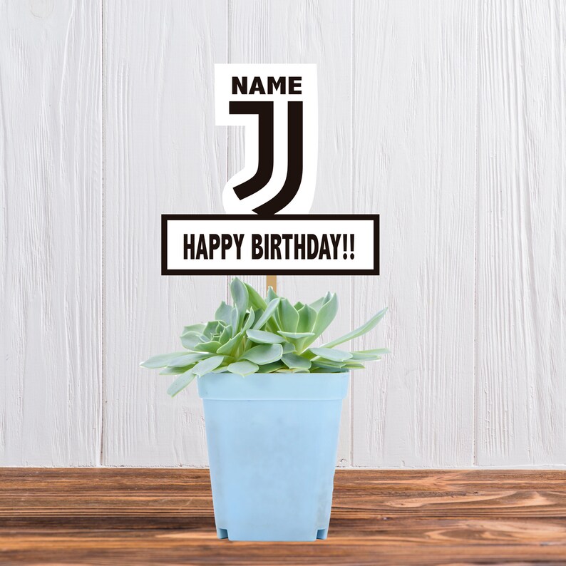Juventus Cake Topper and Centerpiece Juventus Digital Cake | Etsy