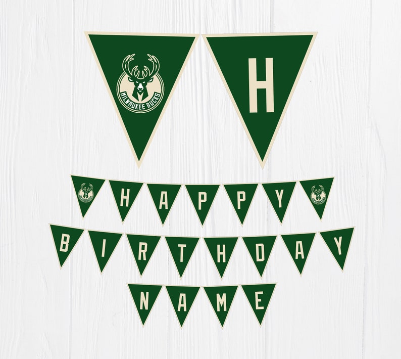 Milwaukee Birthday Banner Party Milwaukee Digital Printable Etsy