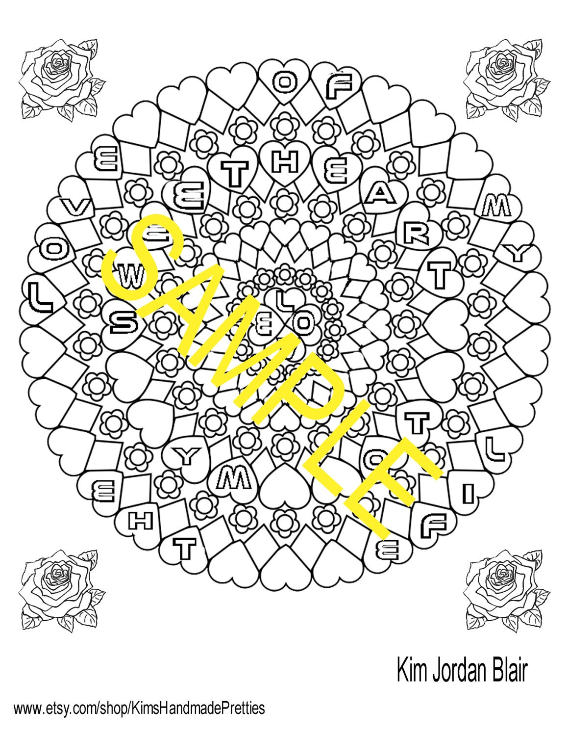 Love Mandala - Etsy