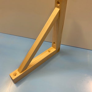 Pine shelf bracket