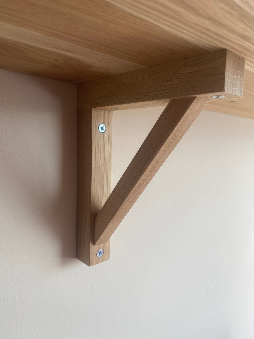 Oak Shelf Bracket Etsy