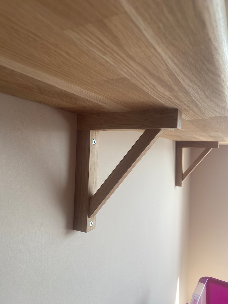 Oak Shelf Bracket Etsy