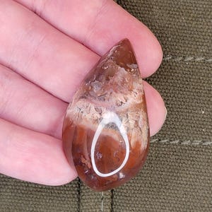 Plume Agate Cabochon