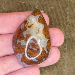 Rio Grande Agate Thick Cabochon