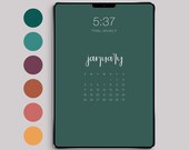 NEW 2026 iPad Wallpaper Calendar | Digital Calendar | Minimalist Calendar | Calendar Wallpaper  | Background Wallpaper