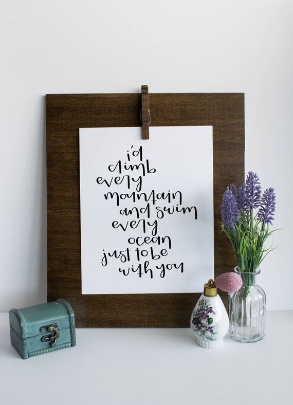 You Are The Reason Calum Scott 8x10 Printable Etsy