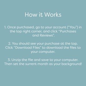 2021 Desktop Wallpaper Calendar Monthly Calendar | Etsy