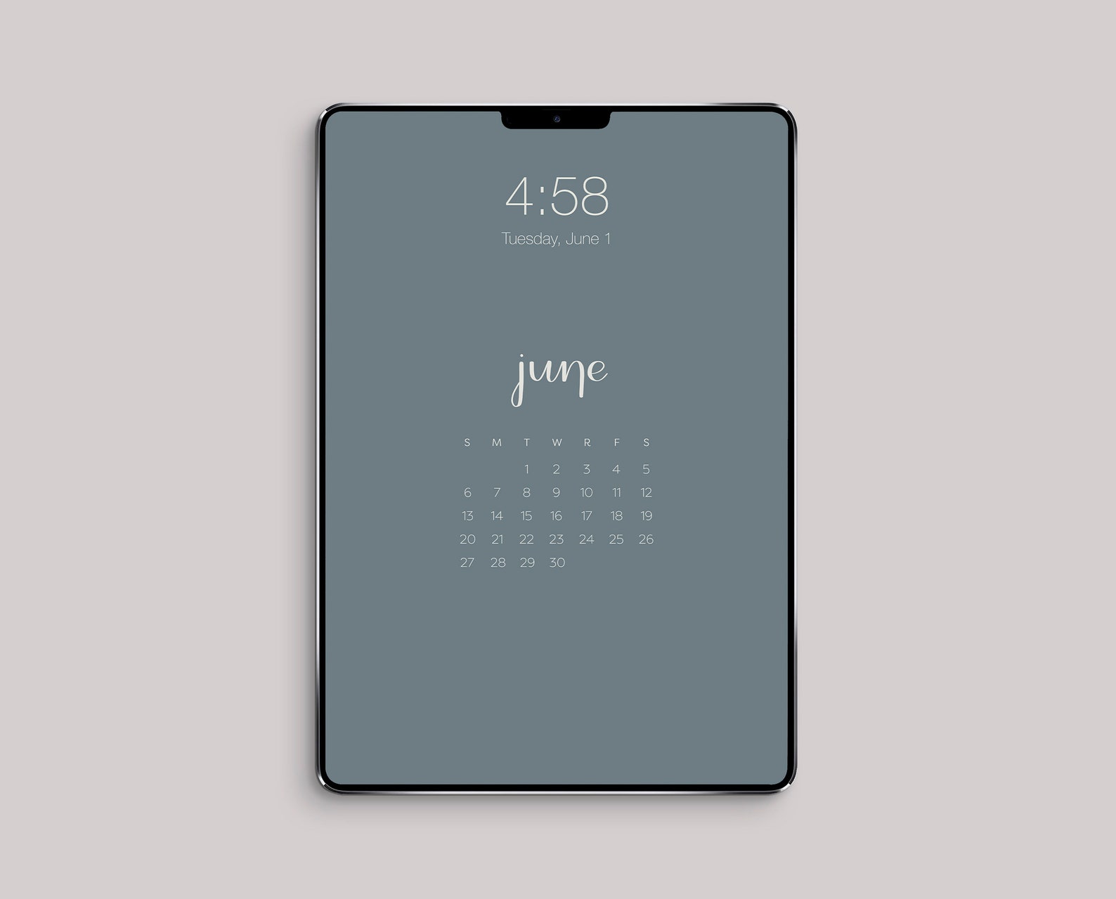 2021 iPad Wallpaper Calendar Digital Calendar Minimalist Etsy
