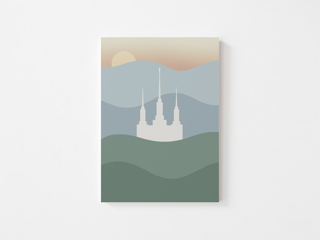 Custom Temple Digital Printable Temple Art Printable LDS Temple ...