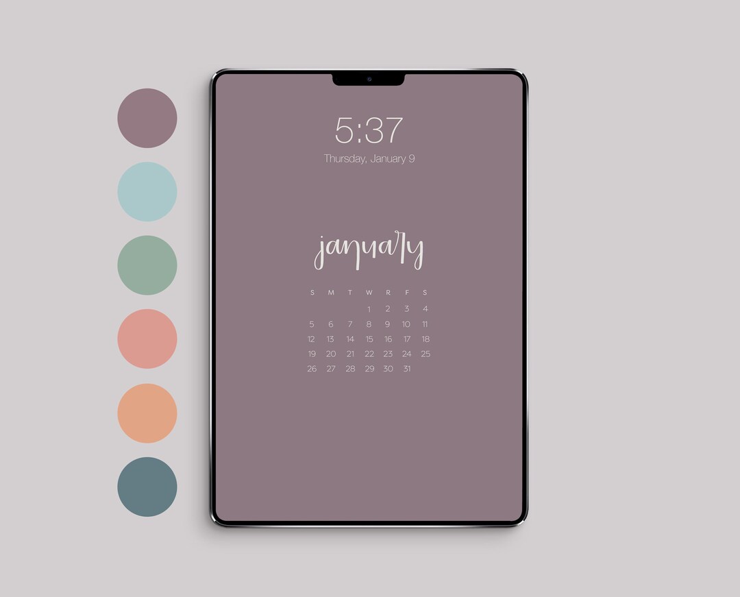 new-2025-ipad-wallpaper-calendar-color-1-digital-calendar-minimalist-calendar-calendar-wallpaper-background-wallpaper-etsy