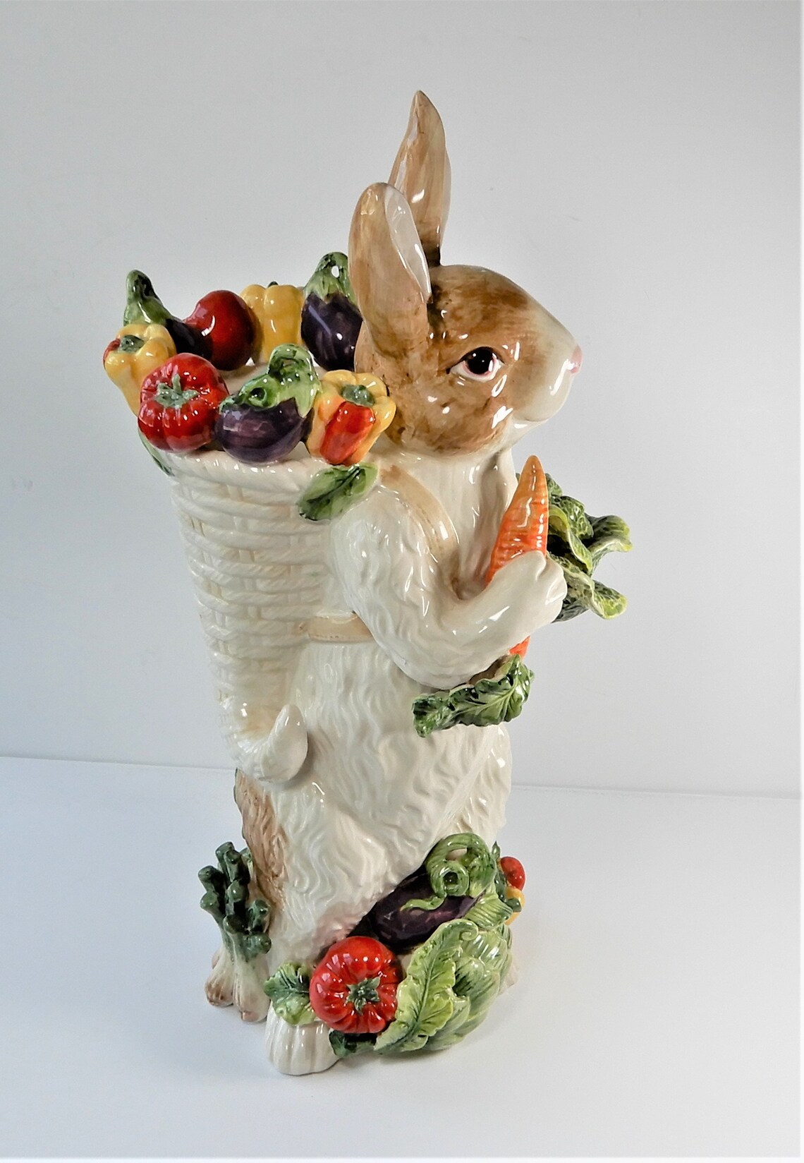 Fitz and Floyd Extra Tall Rabbit Vase Unmarked Etsy
