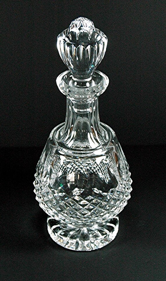 Waterford Crystal Vintage Brandy Decanter Footed With Stopper Etsy