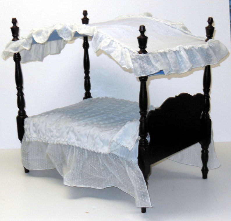 ON SALE Vintage 1950s All Original Canopy Doll Bed Etsy