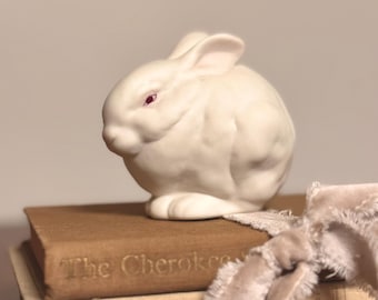 Vintage Cybis Mr. Snowball Bunny | Bisque Porcelain Figurine