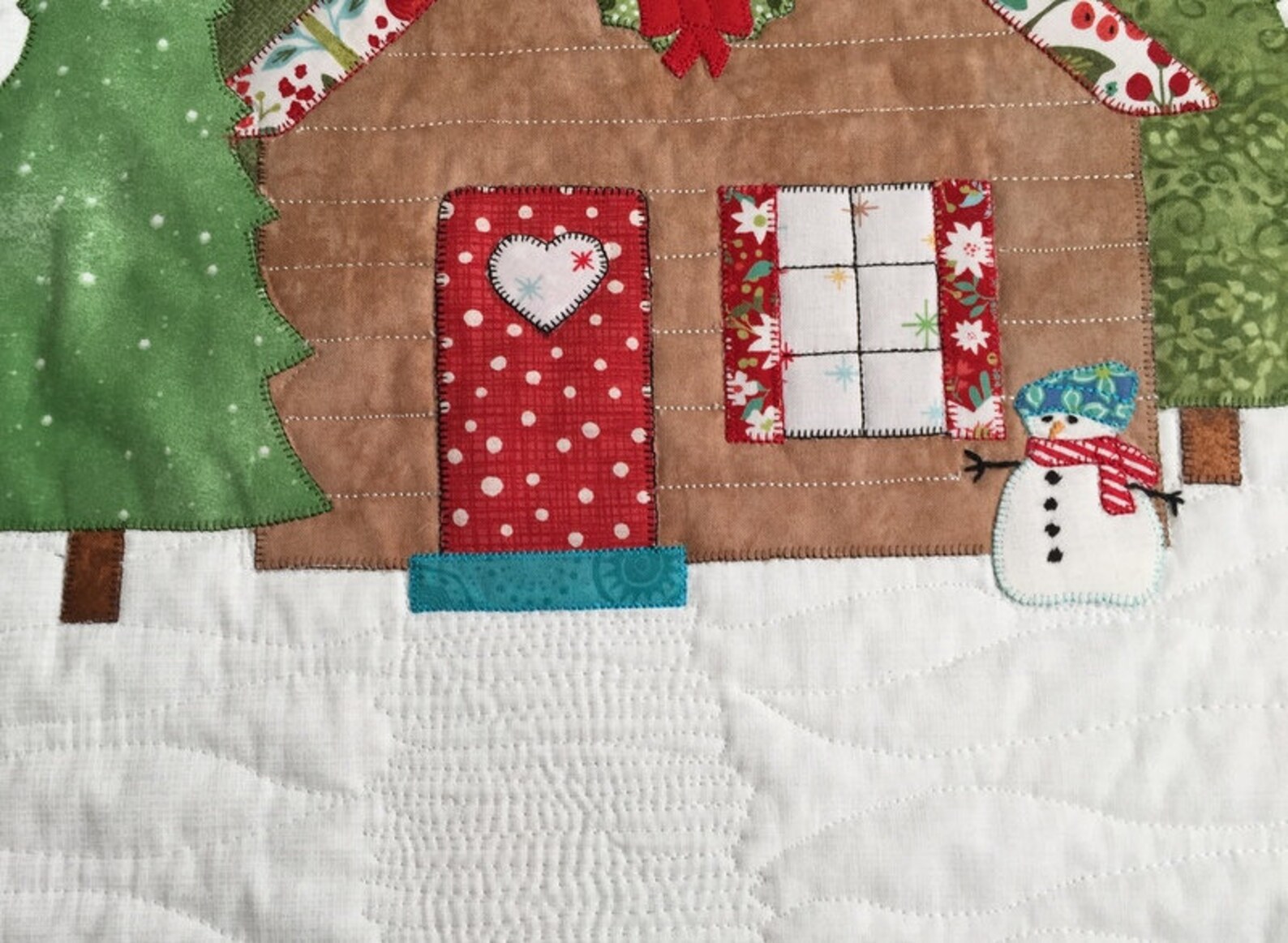 Log Cabin Christmas Quilt Pattern PDF Etsy