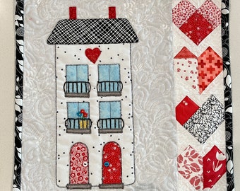 Juliet Apartments Mini Quilt or Quilt Block Pattern