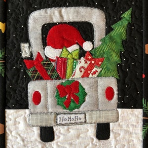 Ho Ho Ho Mug Rug Pattern imagem 1