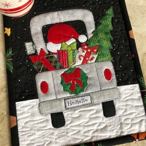 Ho Ho Ho Mug Rug Pattern imagem 2