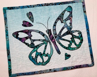 Butterfly Kisses Mug Rug Pattern