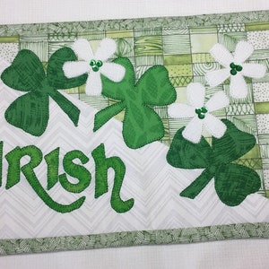 Irish Mug Rug, PDF Quilt Pattern