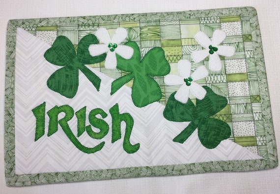 Irish Mug Rug PDF Quilt Pattern