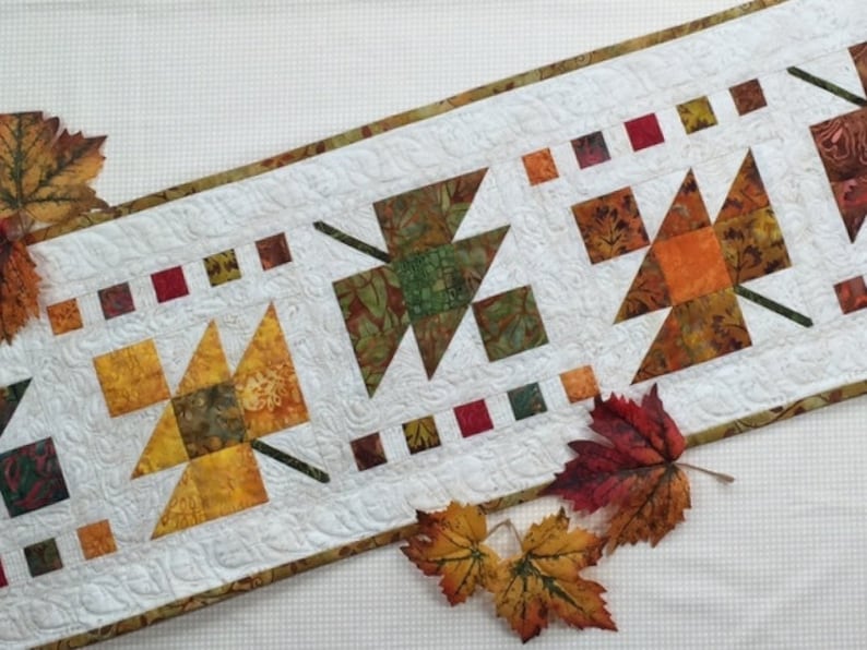 Autumn Leaves Tabletop Duo Pattern - Etsy