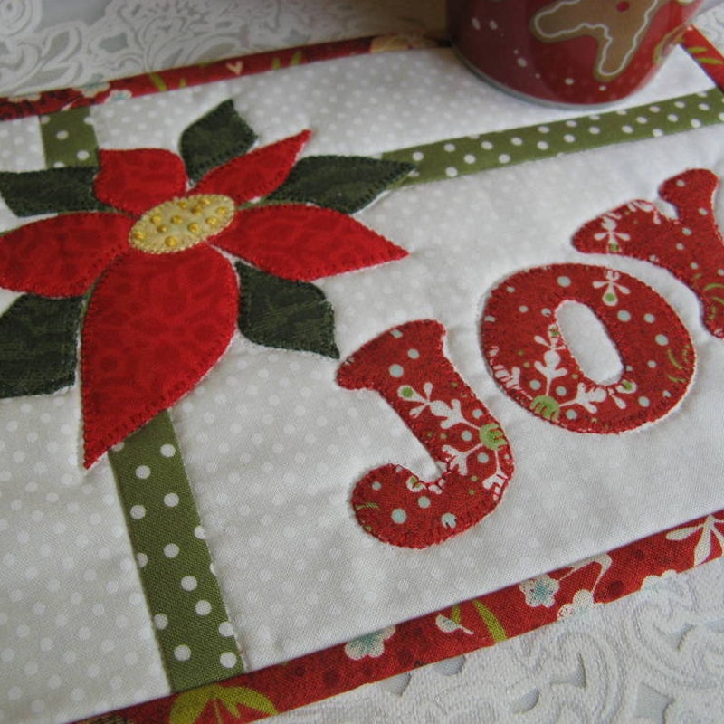 Christmas Mug Rug - Etsy