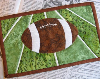 Pigskin Mug Rug Pattern