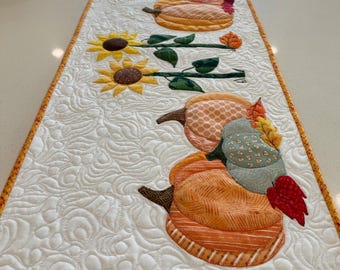 Autumn Spice Table Runner Pattern