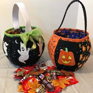 Halloween Trick or Treat Basket Pattern image 1