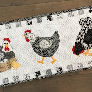 The Girls, Quilted Table Runner Pattern