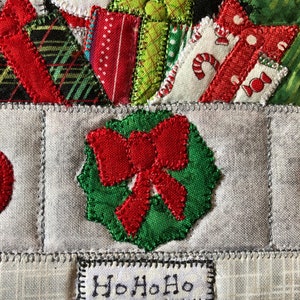 Ho Ho Ho Mug Rug Pattern imagem 4