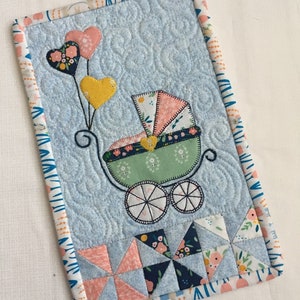 Carriage Ride Mug Rug Pattern