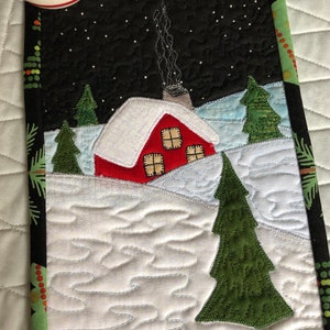 Snowbound Mug Rug Pattern