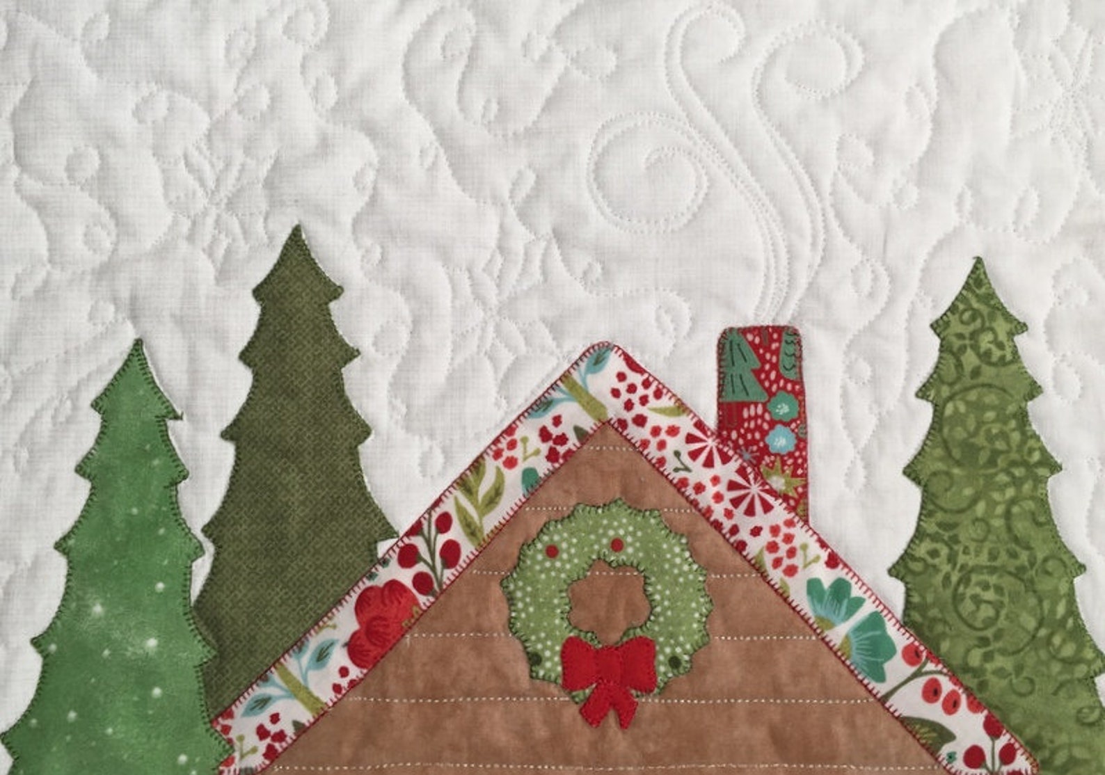 Log Cabin Christmas Quilt Pattern PDF Etsy