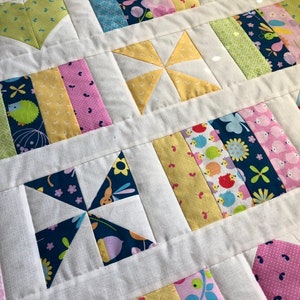 Hearts and Pinwheels Baby Quilt Pattern image 4