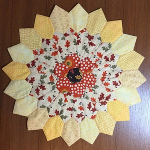 Modello per topper da tavolo Sunburst PDF
