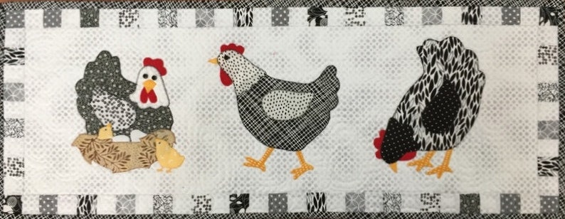 The Girls, Quilted Table Runner Pattern image 2