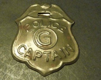 5 Pieces Metal Sheriff Badge Old West Costume Badge Bronze Toy Badge Party Favors