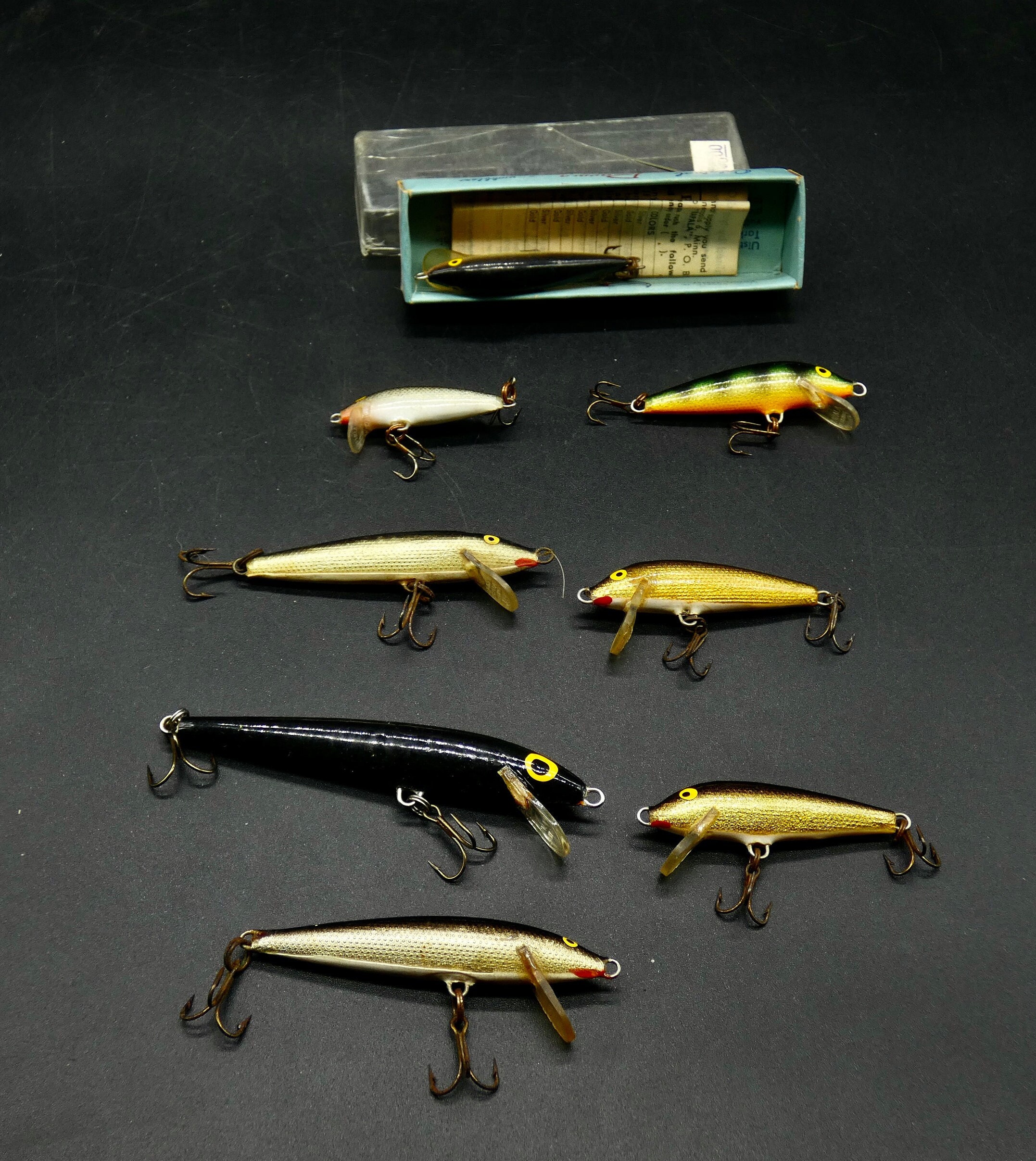rapala fishing lures lot - 8 Lures NIB Vintage Fishing Lot