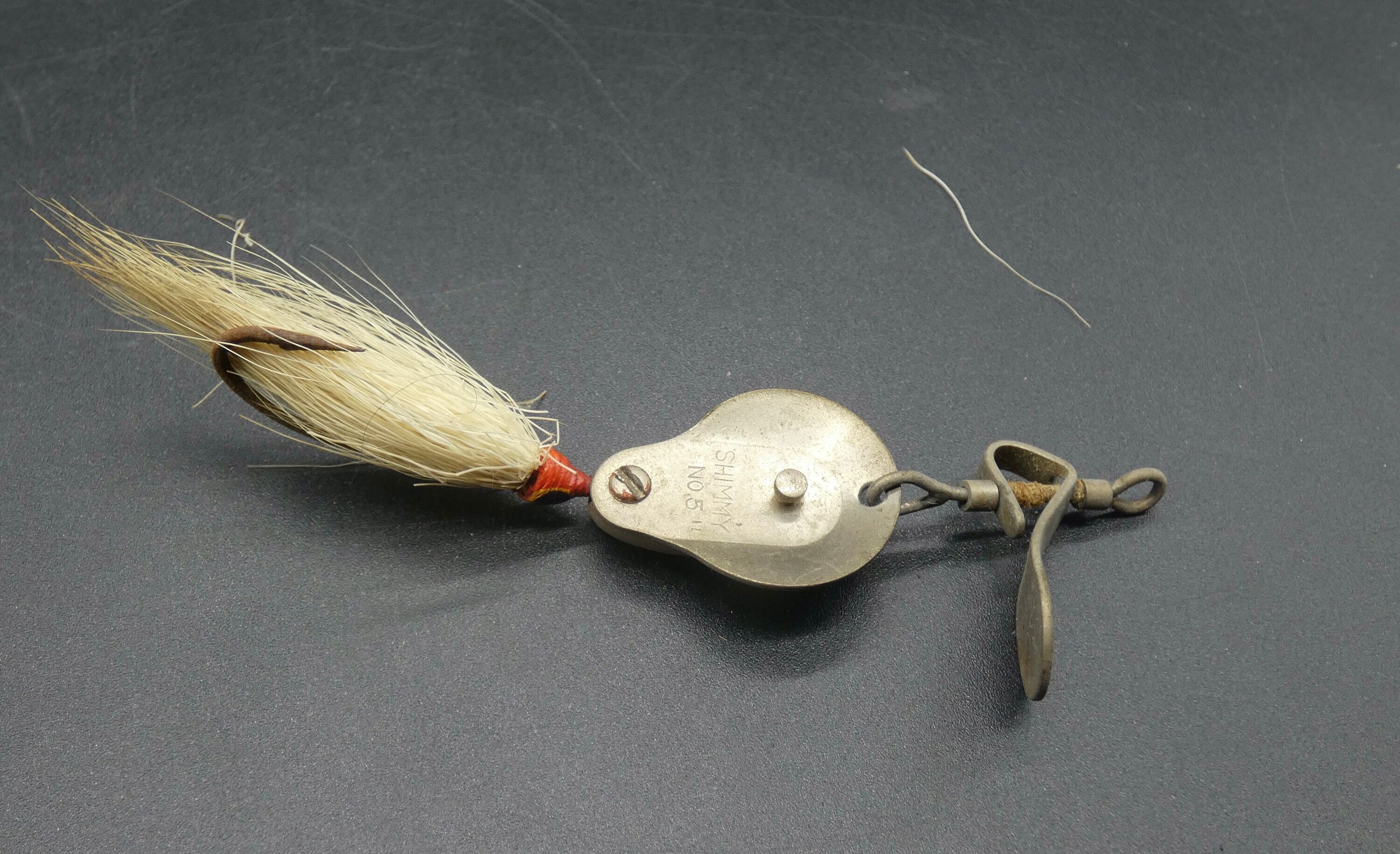 Closeout*-vintage Al Foss Shimmy No 5 Weighted Bucktail Fishing Lure. - Etsy