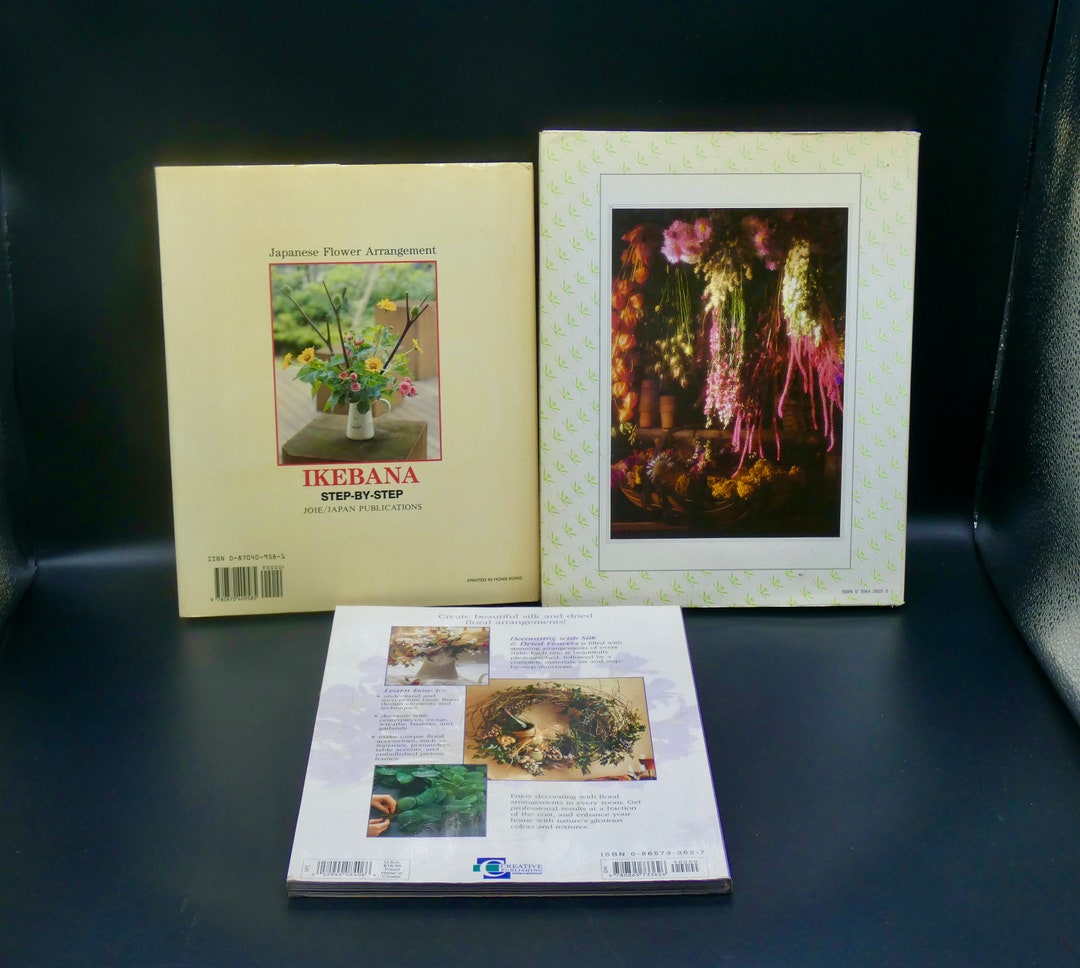 1/2 OFF3 Flower Arrangement Books Including Ikebana, Dried, & Silk Etsy