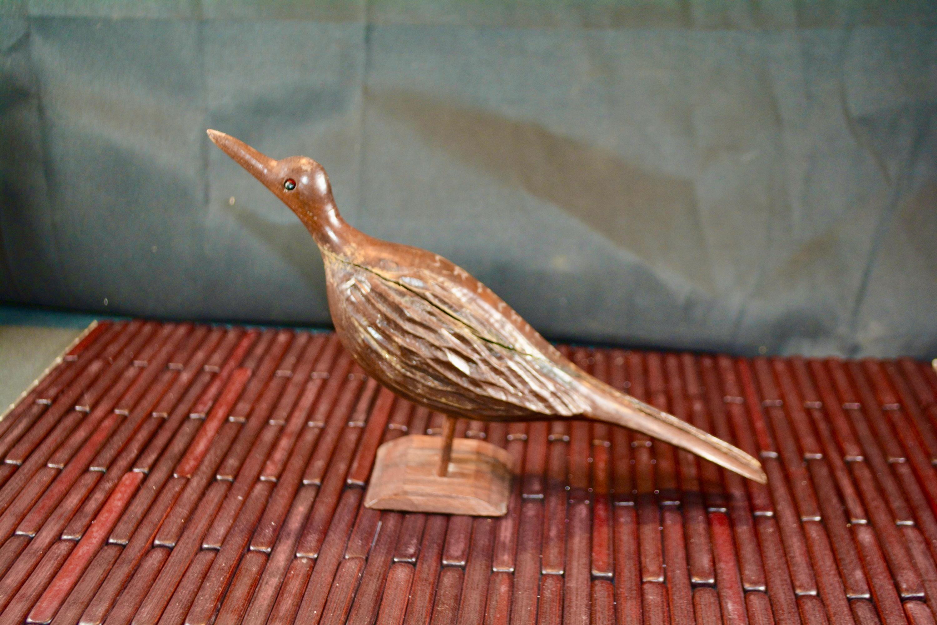木彫りの鳥　ジャマイカ　ハンドメイド hqdefault.jpg 置物