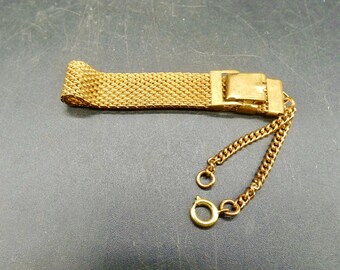 CLOSEOUT* 48 to 9-antique Gold Mesh Watch Fob-5