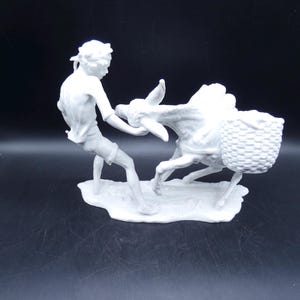 Kaiser Bisque Boy with Stubborn Mule/Donkey- G. Bochmann zdjęcie 2