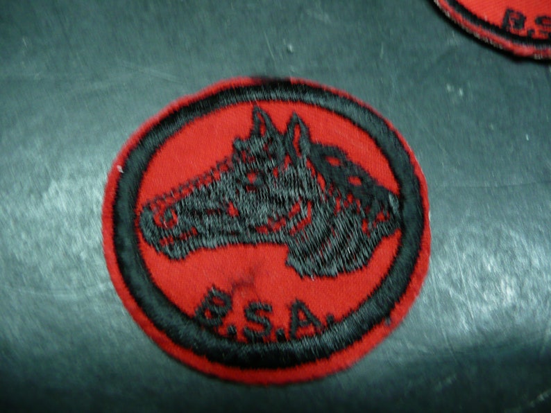 Red twill w Black Felt *SALE-BSA Patrol Patch-Crow Red twill w Black Felt *SALE-BSA Patrol Patch-Crow