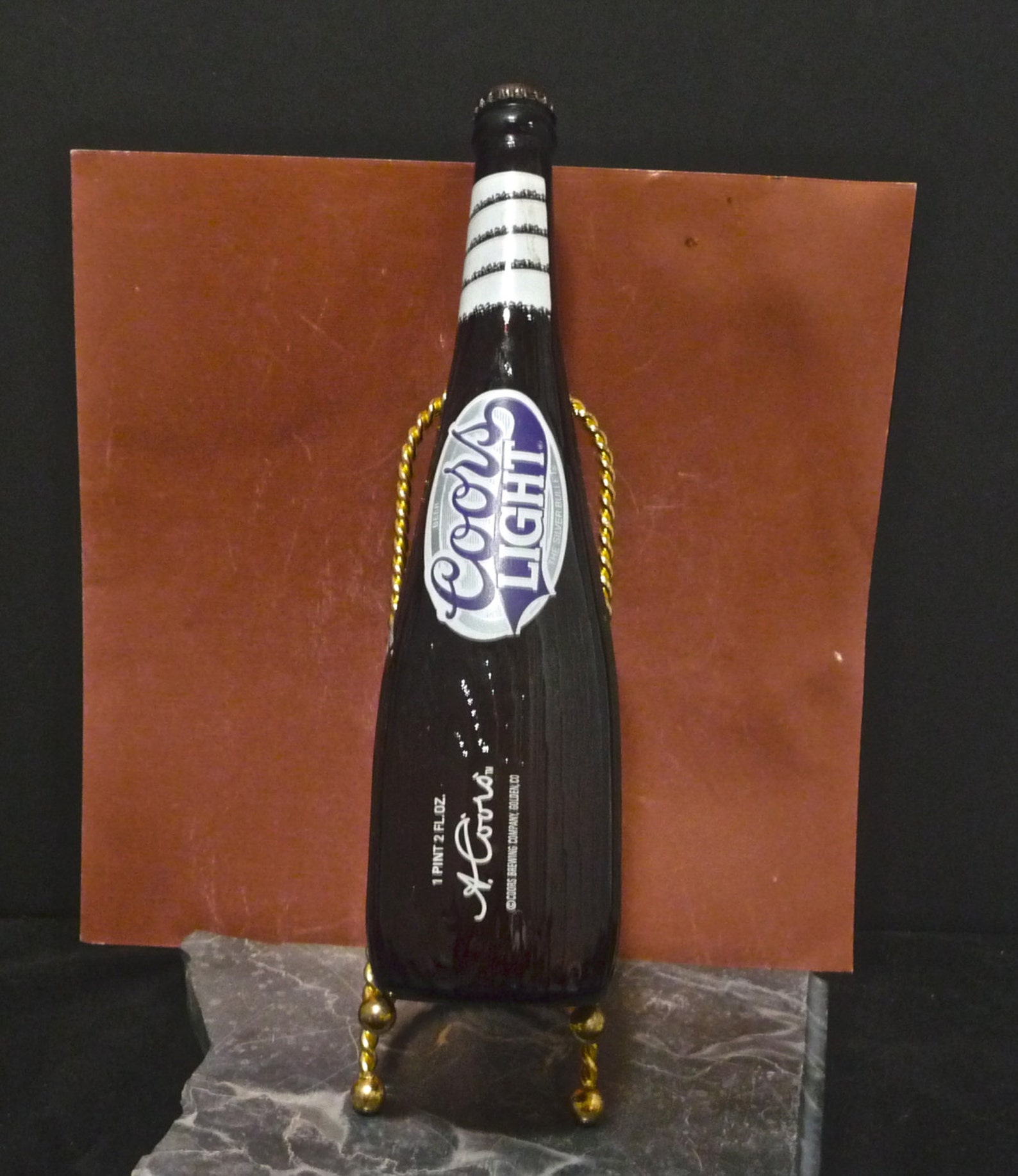 Limited Edition Coors Light Baseball Bat Beer Bottle Full Etsy