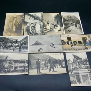 CLOSEOUT*-10 antieke ansichtkaarten - keuze diversen